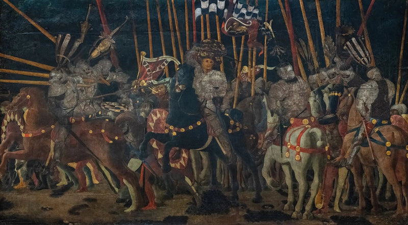 De Tegenaanval van Micheletto Attendolo da Cotignola - Paolo Uccello