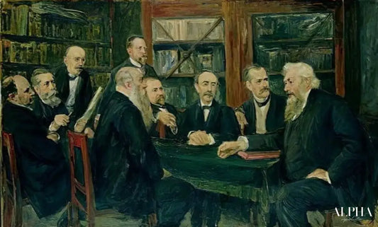 La convention des professeurs de Hambourg, 1906 - Max Liebermann - Reproductions de tableaux et peintures haut de gamme