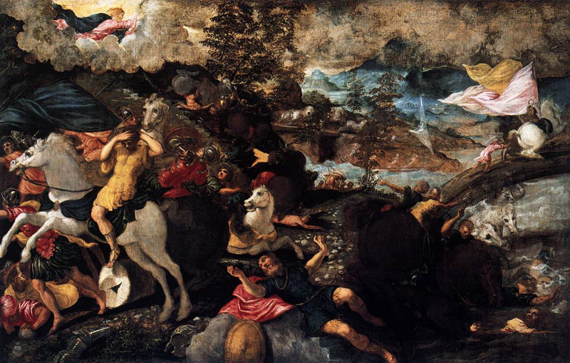 De Gesprek van Sint Paulus - Jacopo Tintoretto