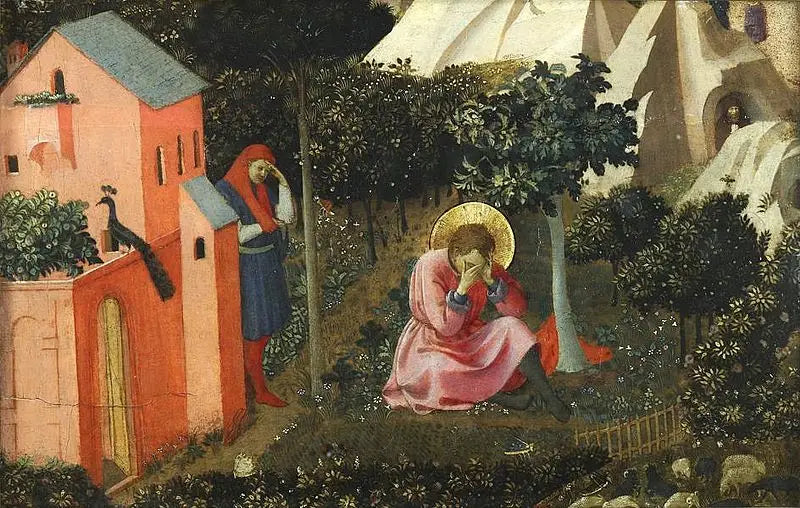 De Bekering van Sint-Augustinus - Fra Angelico

Source:
La Conversion de saint Augustin - Fra Angelico