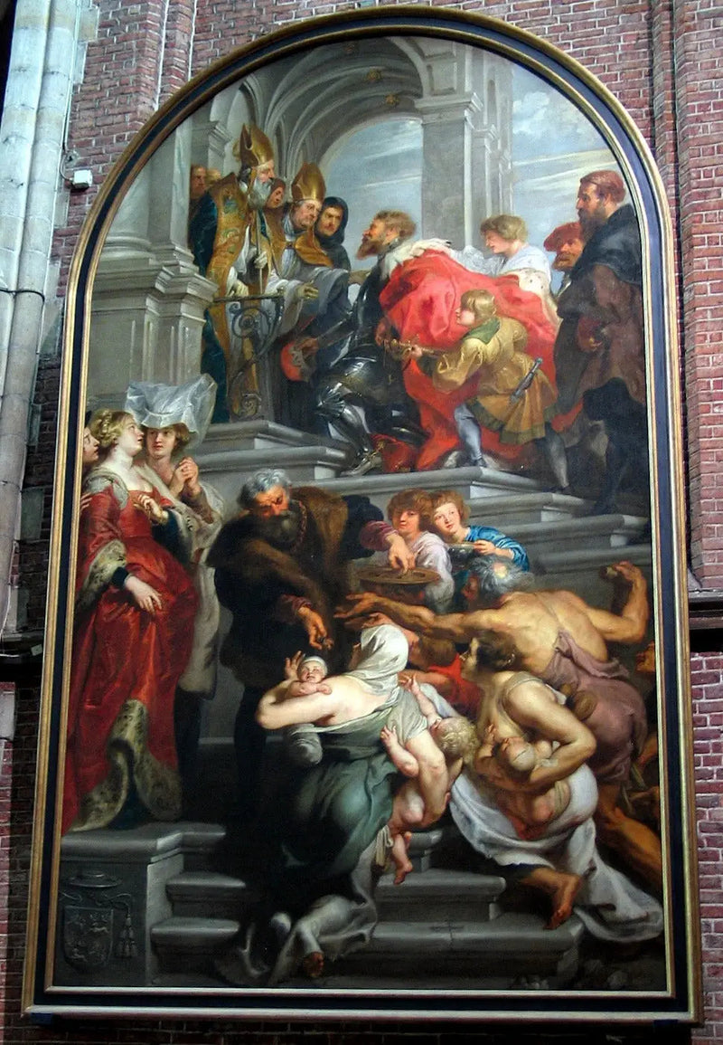 De conversie van Sint-Bavokerk - Peter Paul Rubens