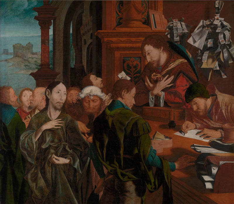 De Conversie van Sint Matthijs - Marinus van Reymerswale