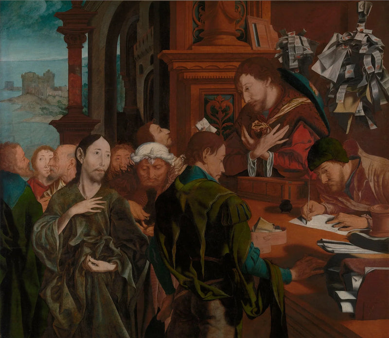 De Conversie van Sint Matthijs - Marinus van Reymerswale