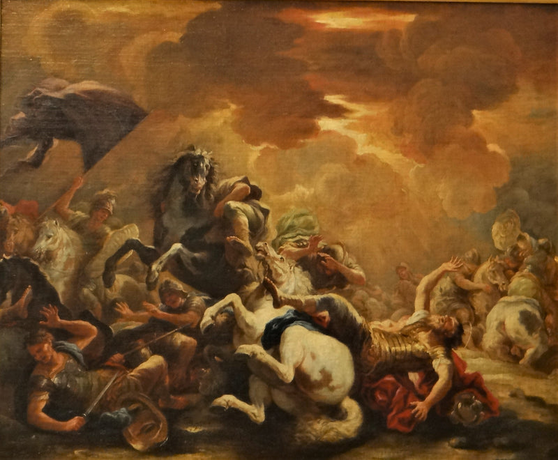 De Bekering van de Heilige Paulus op de weg naar Damascus - Luca Giordano
