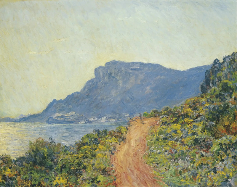 De Corniche nabij Monaco - Claude Monet