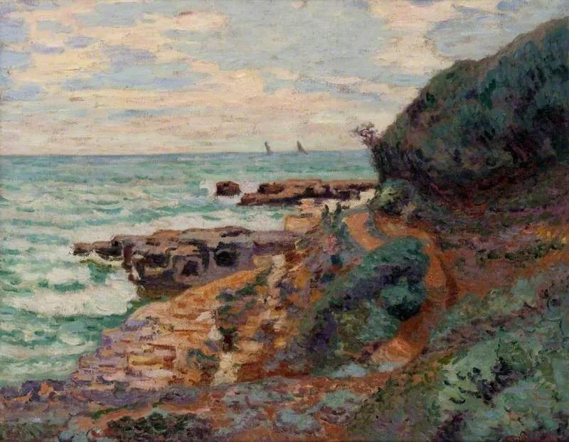 De kust bij Saint Palais - Armand Guillaumin