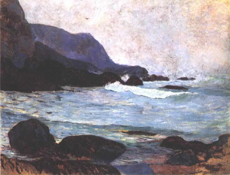 De kust van Bellangenay - Paul Gauguin