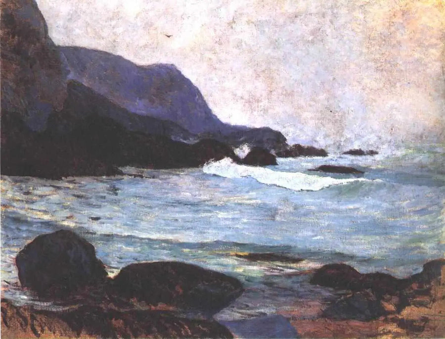 De kust van Bellangenay - Paul Gauguin