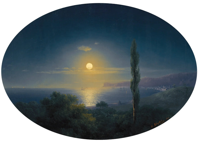 De Krim-kust onder het maanlicht - Ivan Aïvazovski

Source:
La côte de Crimée au clair de lune - Ivan Aïvazovski