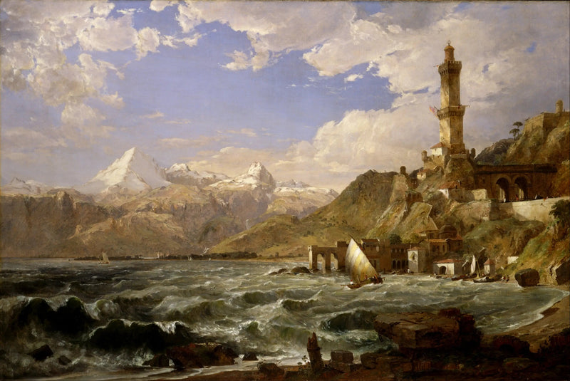 De Côte de Gênes - Jasper Francis Cropsey