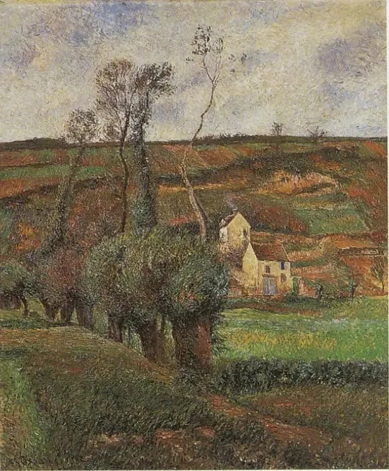 De Lézard-kust in Pontoise - Camille Pissarro