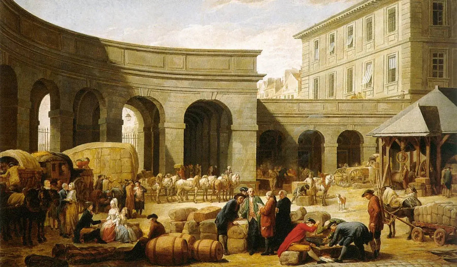 Het douanekantoor - Nicolas-Bernard Lépicié