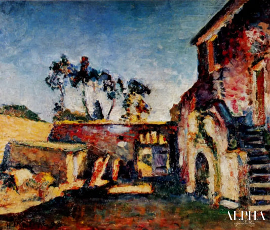 La cour du moulin - Matisse - Reproductions de tableaux et peintures haut de gamme