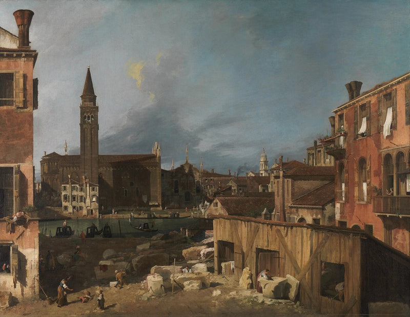 De Hof van de Steenhouwer - Canaletto