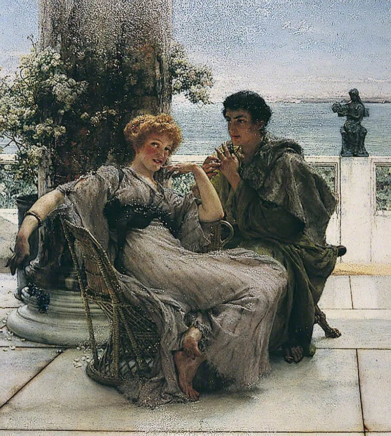 De Hof (De Voorstel) - Lawrence Alma-Tadema