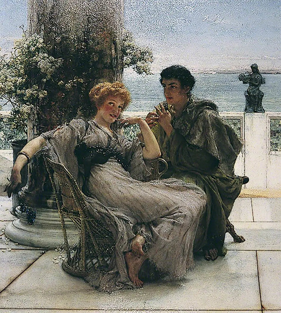 De Hof (De Voorstel) - Lawrence Alma-Tadema