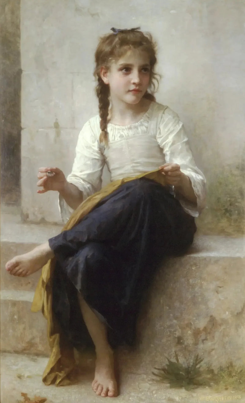 De naaister - Bouguereau