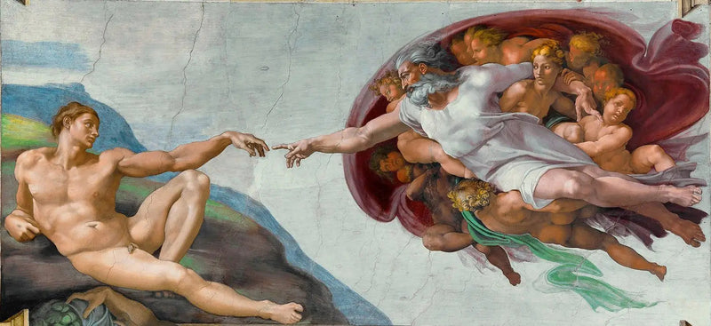 De Schepping van Adam - Michelangelo