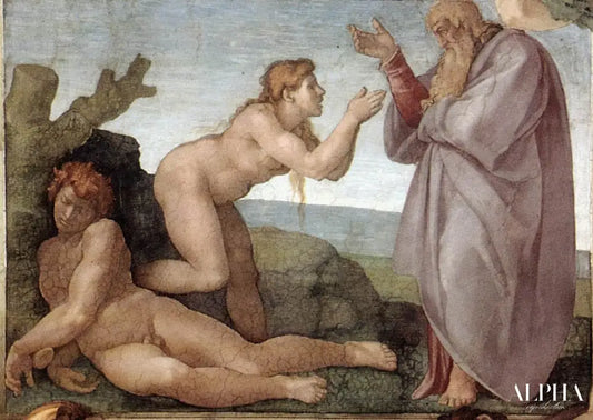 La Création d'Ève - Michel-Ange - Reproductions de tableaux et peintures haut de gamme