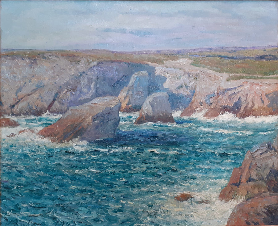 De Baai, ruige kustlijn, Quiberon - Maxime Maufra