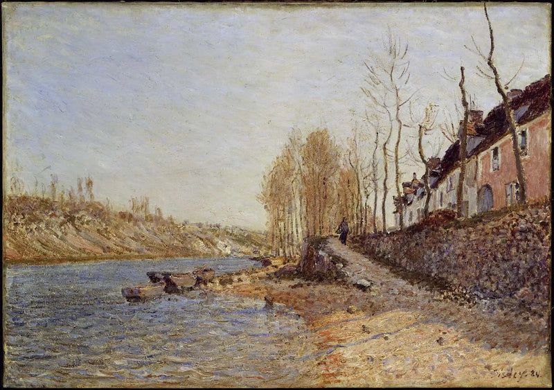 Het Witte Kruis in Saint-Mammès - Alfred Sisley