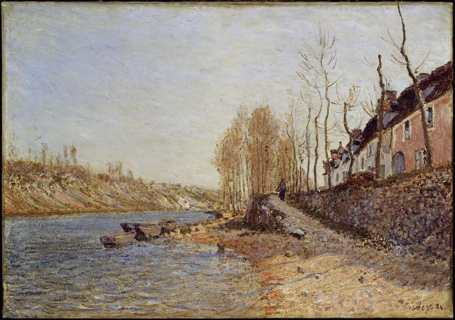 Het Witte Kruis in Saint-Mammès - Alfred Sisley