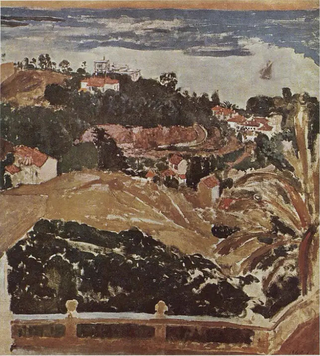 La Croix des Gardes, Cannes - Édouard Vuillard image 1 reproduction d’œuvre d’art à l’huile