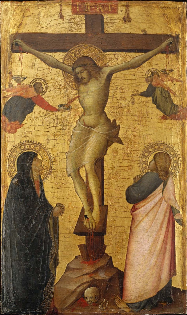 De Kruisiging met de Maagd en Sint Jan - Agnolo Gaddi