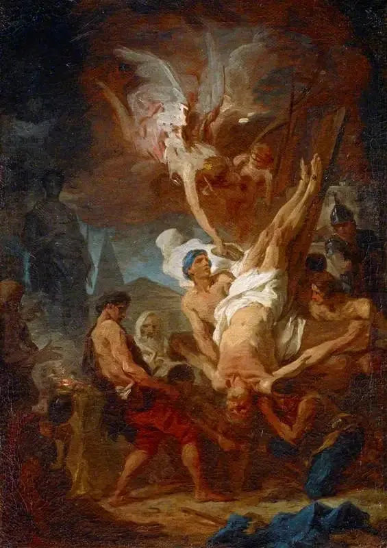 De Kruisiging van Sint Pieter - Pierre Subleyras
