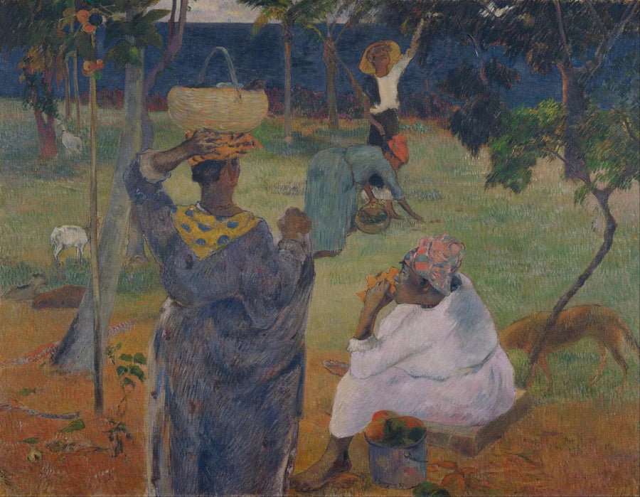 De Oogst van Fruit, of Bij de Mango's - Paul Gauguin