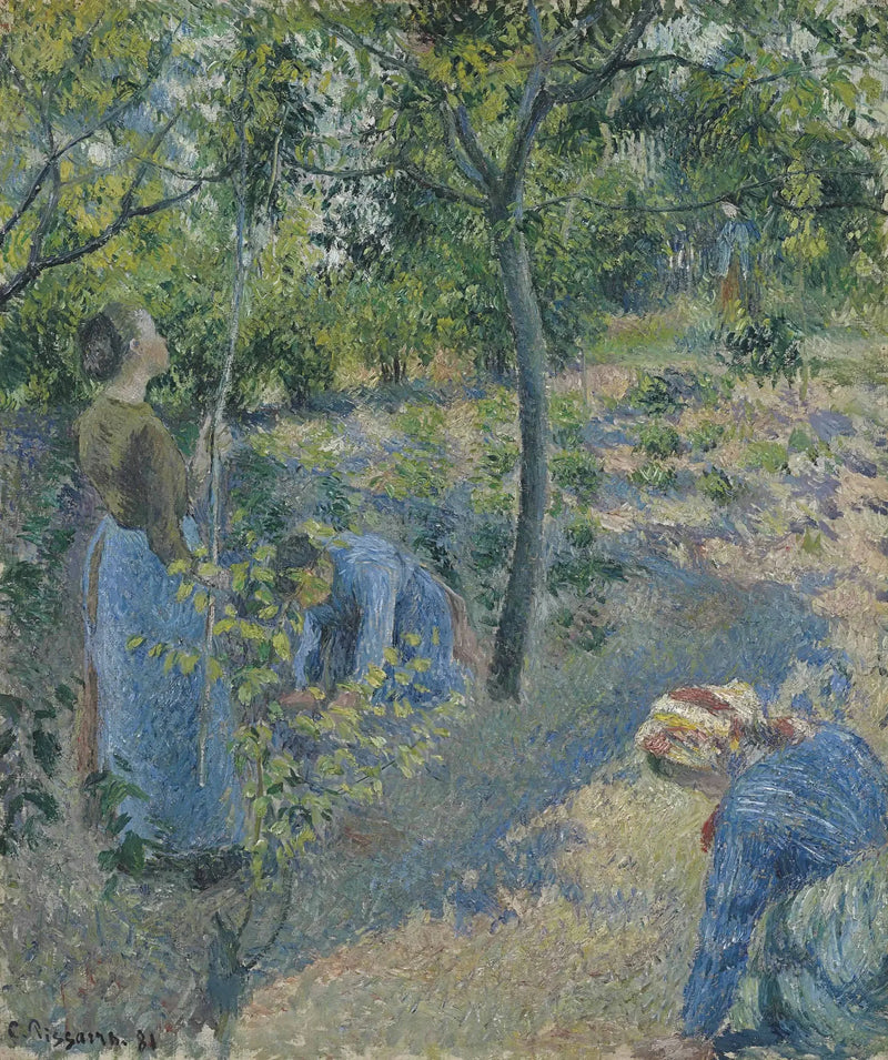 De appelpluk - Camille Pissarro