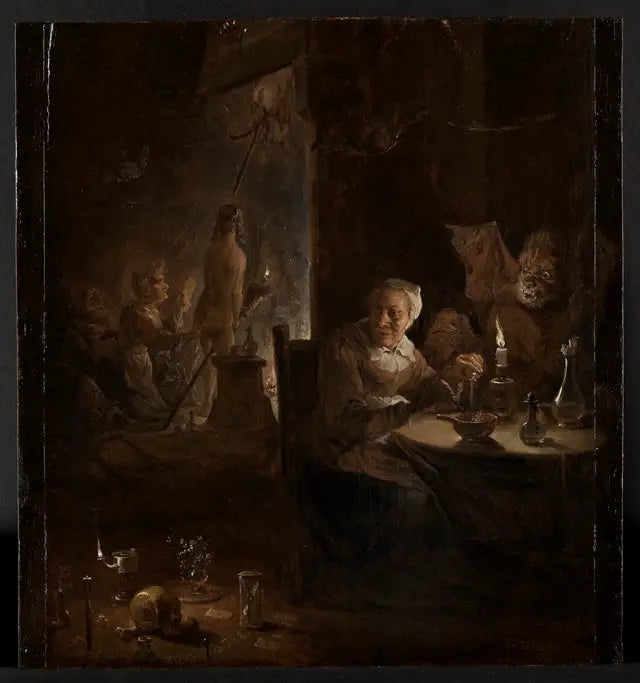 De keuken van de heksen - David Teniers de Jonge

Source:
La cuisine des sorcières - David Teniers le Jeune