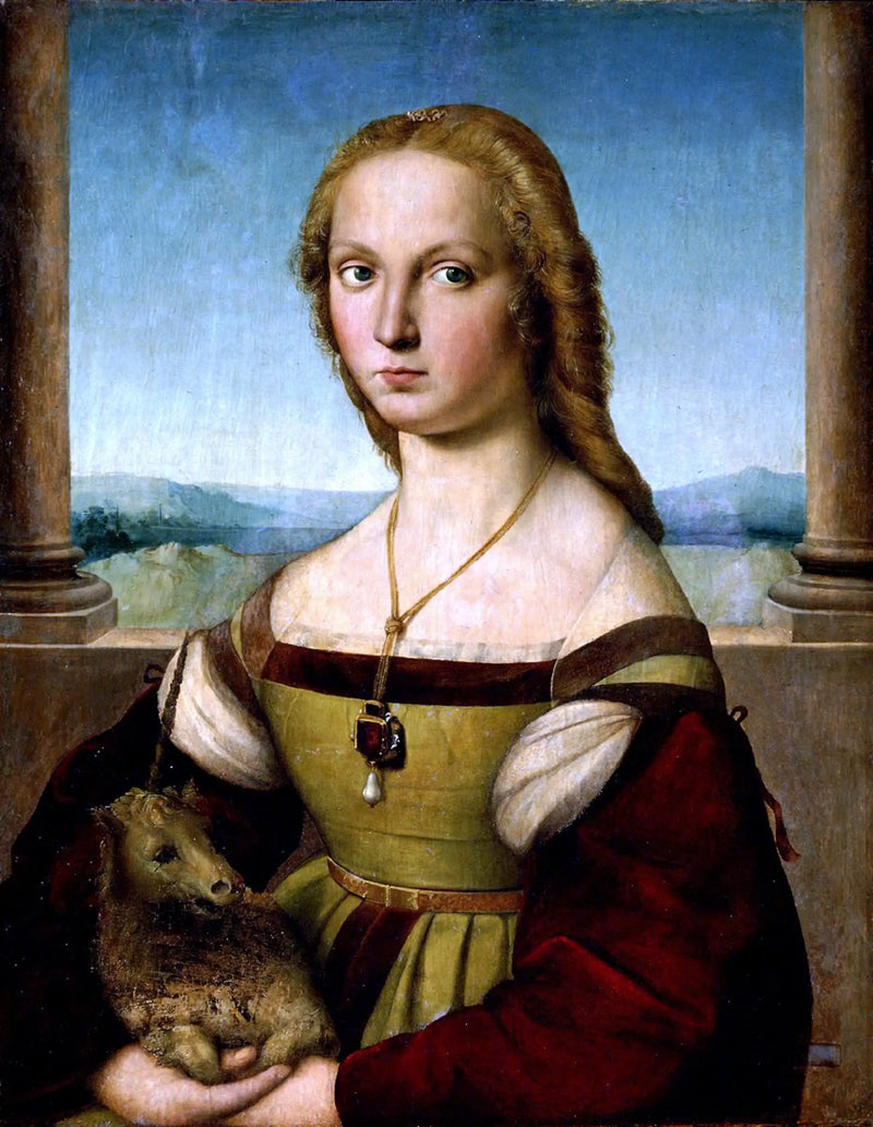 De Dame met de Eenhoorn - Raphael Sanzio