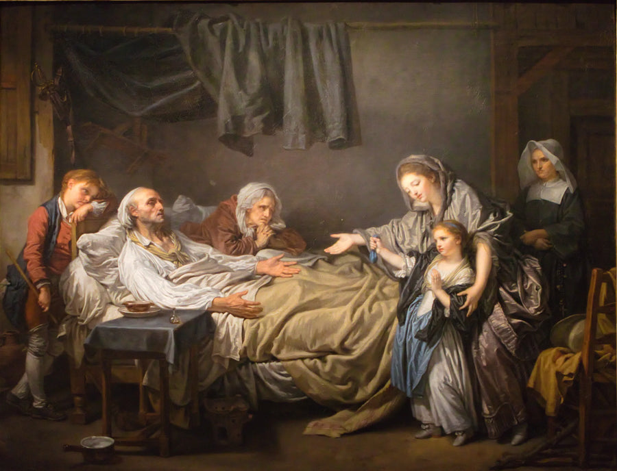De Dame van de liefdadigheid - Jean-Baptiste Greuze