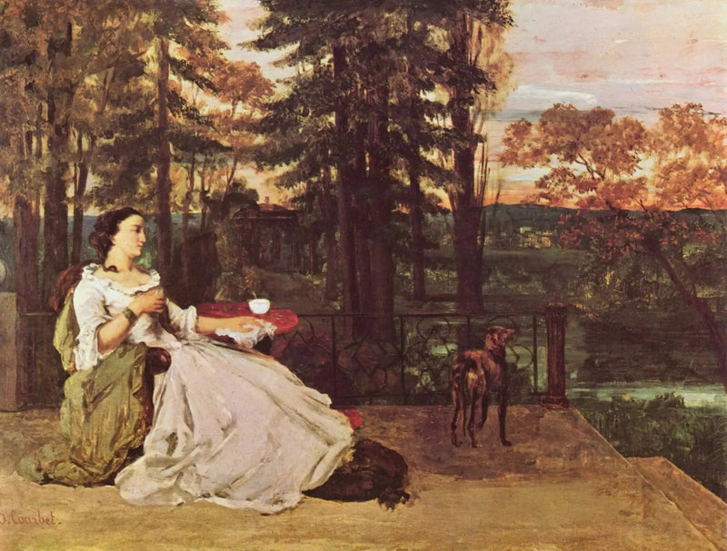De Dame van Frankfurt - Gustave Courbet