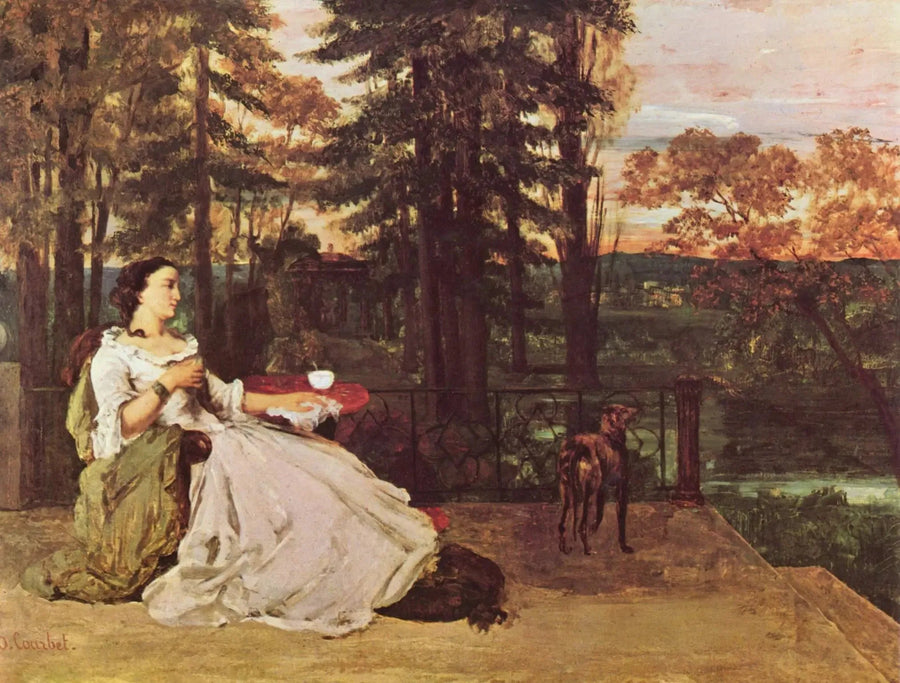 De Dame van Frankfurt - Gustave Courbet