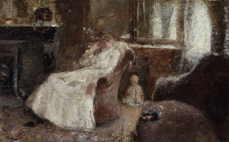 De dame in het wit - Jan Toorop