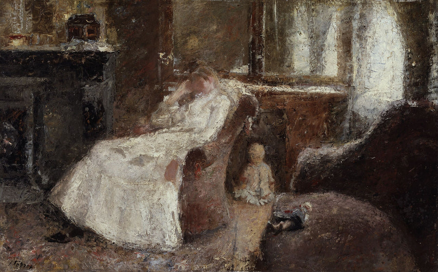 De dame in het wit - Jan Toorop