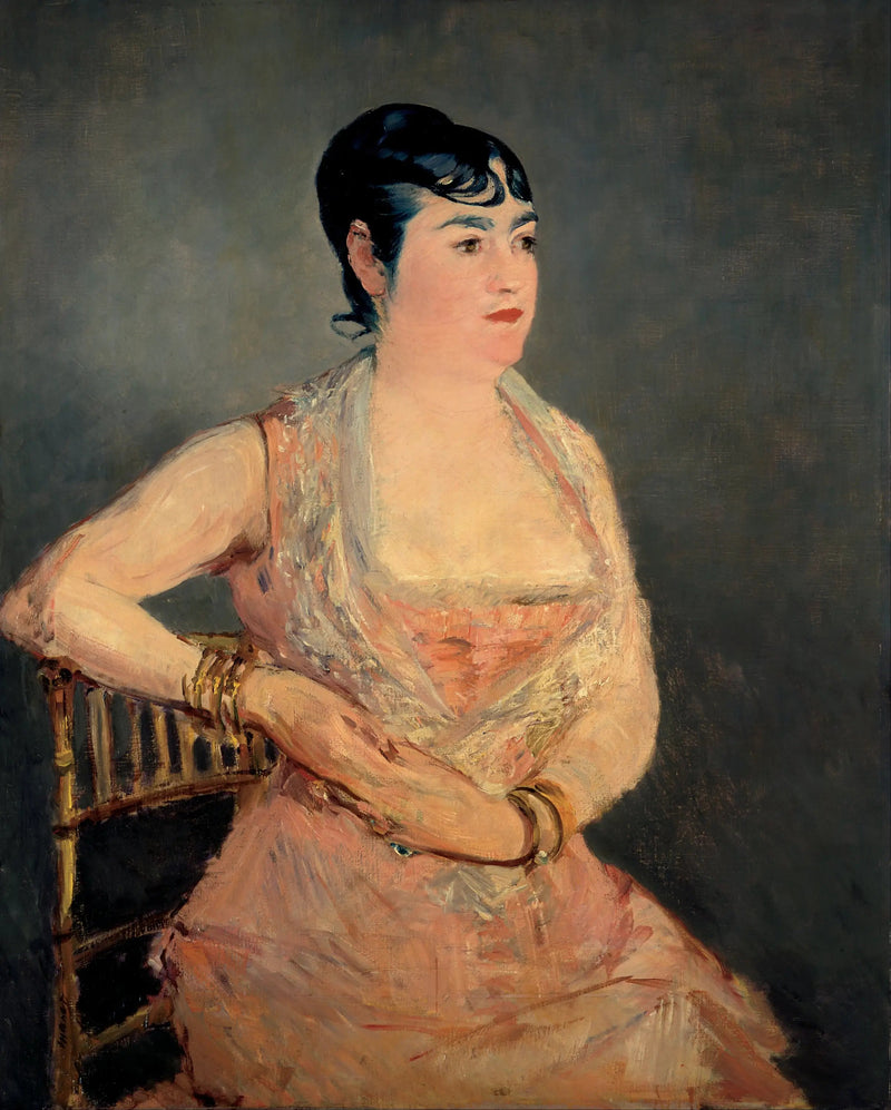 De Dame in het Roze - Édouard Manet