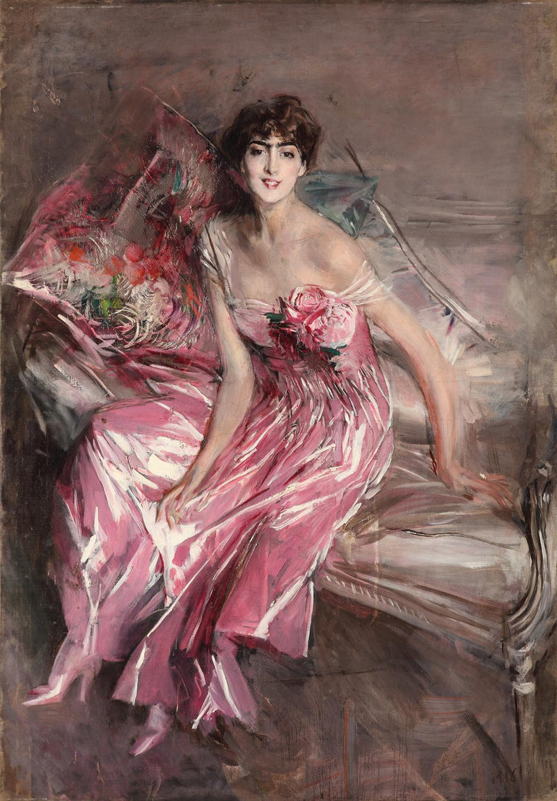 De Dame in Roze - Giovanni Boldini
