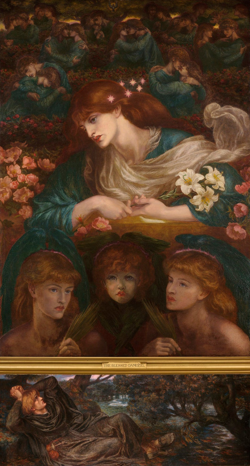 Het uitverkoren meisje - Dante Gabriel Rossetti