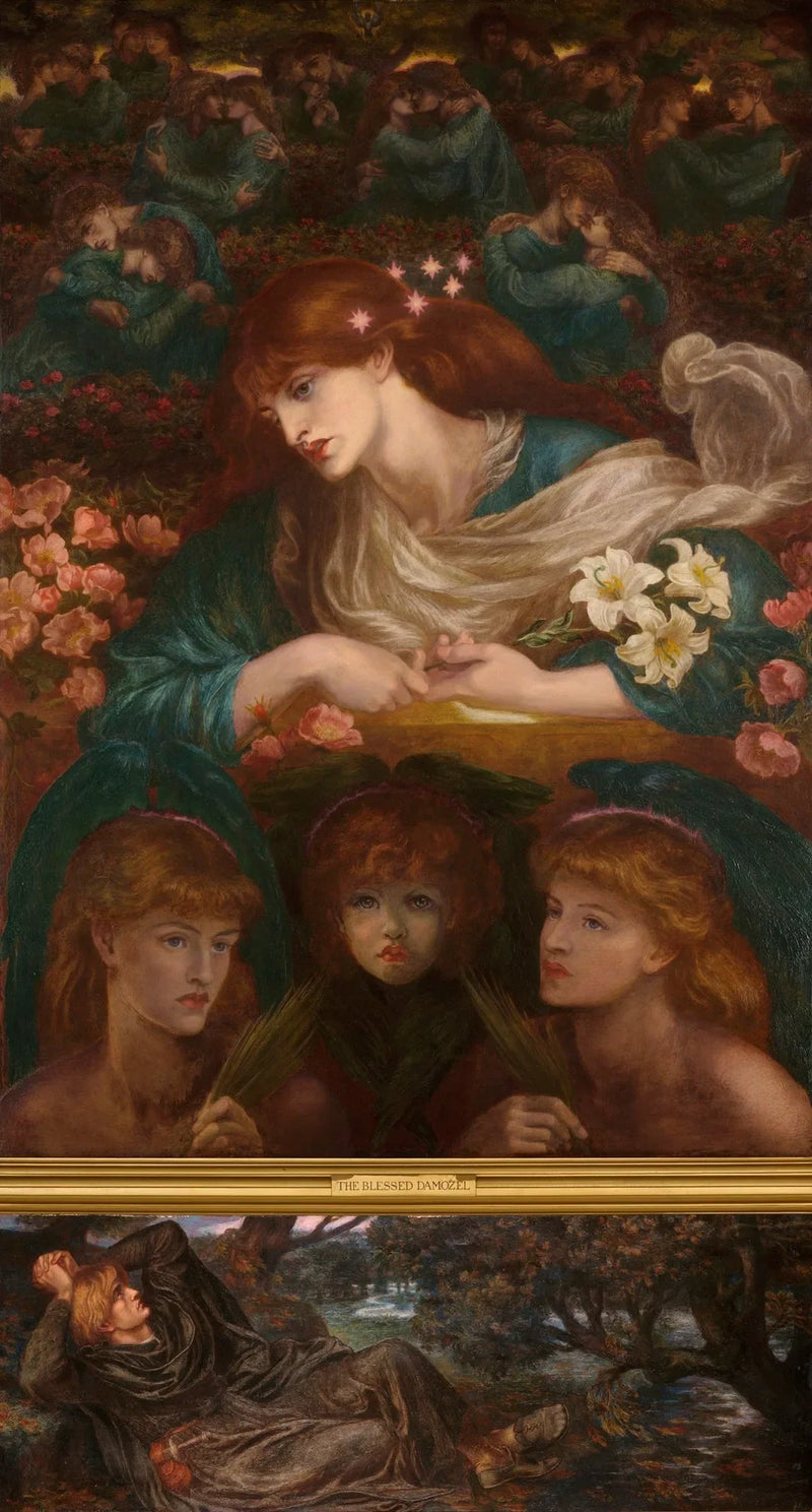 Het uitverkoren meisje - Dante Gabriel Rossetti