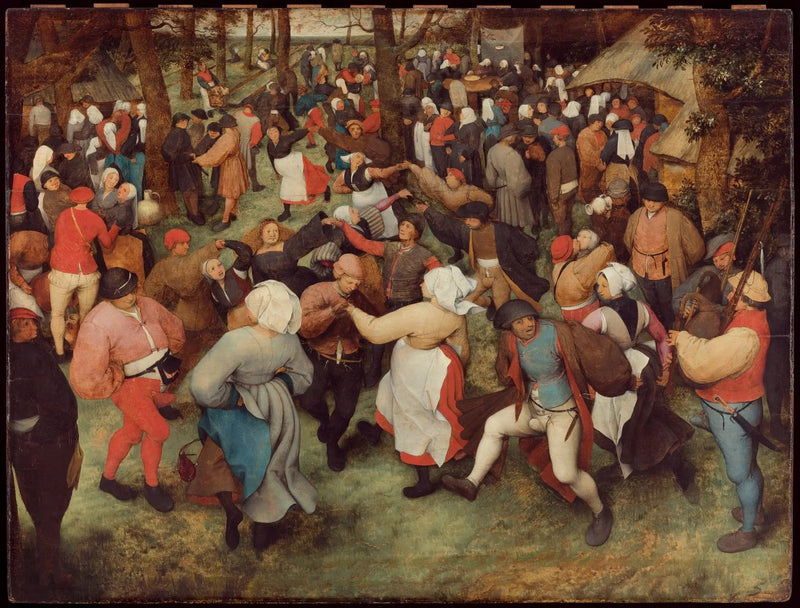 De Bruiloft Dans in de Openlucht - Pieter Brueghel de Oude