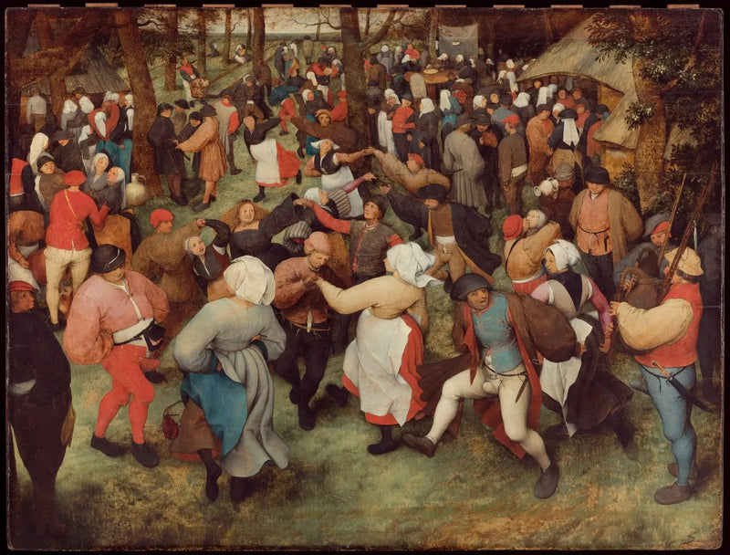 De Bruiloft Dans in de Openlucht - Pieter Brueghel de Oude