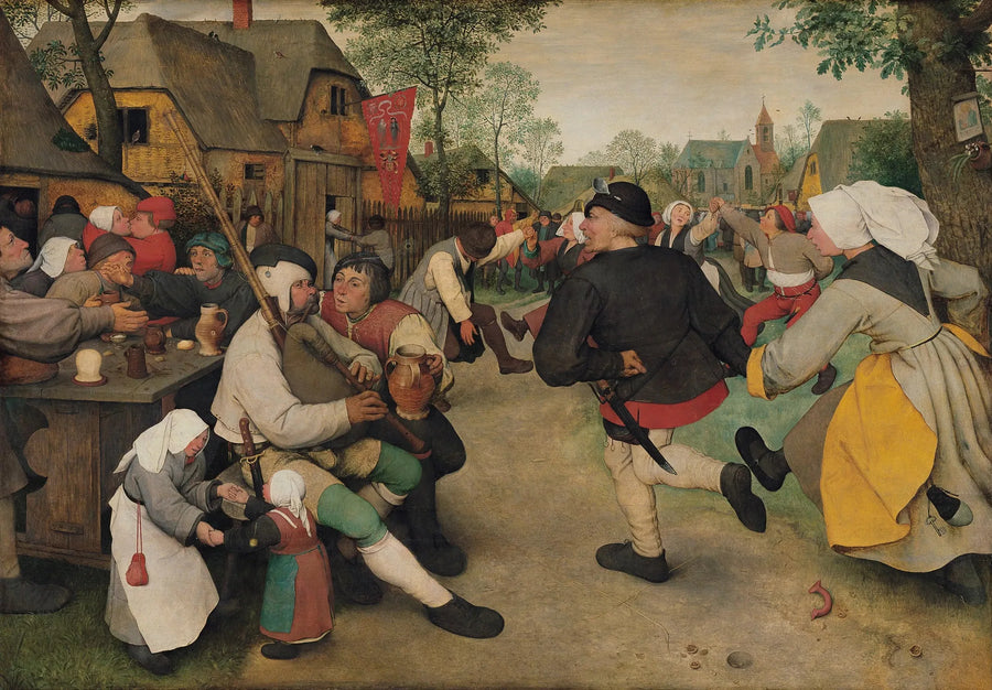 De Dans van de Boeren - Pieter Brueghel de Oude