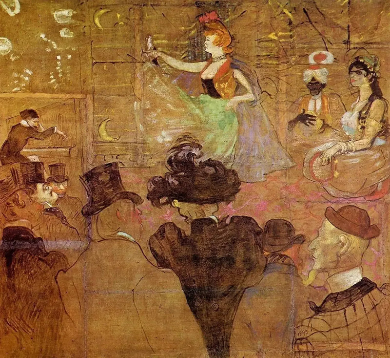 De Moorse Dans - Henri de Toulouse-Lautrec
