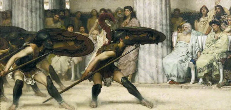 De Pyrrhische Dans - Lawrence Alma-Tadema