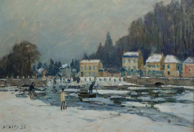 De Debacle van de Seine bij Port-Marly - Alfred Sisley