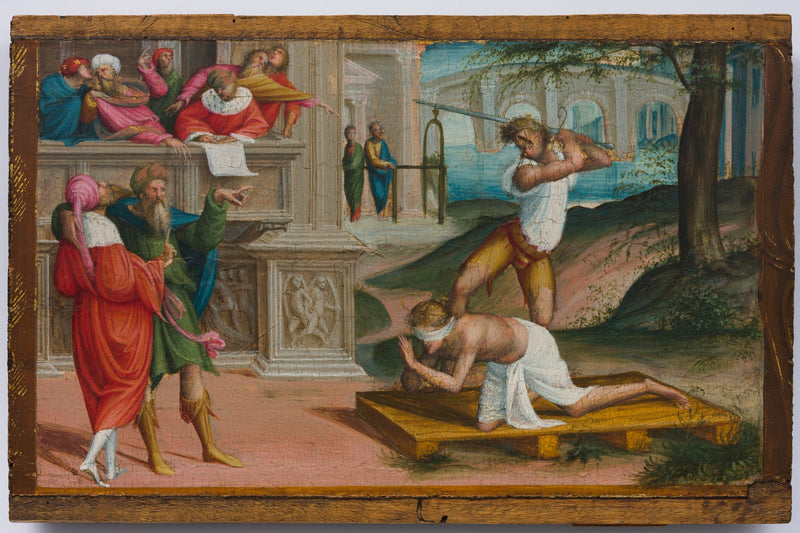 De onthoofding van een heilige - Gaudenzio Ferrari