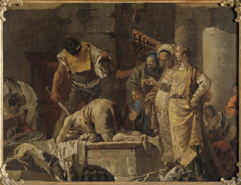 De onthoofding van Johannes de Doper - Giovanni Battista Tiepolo